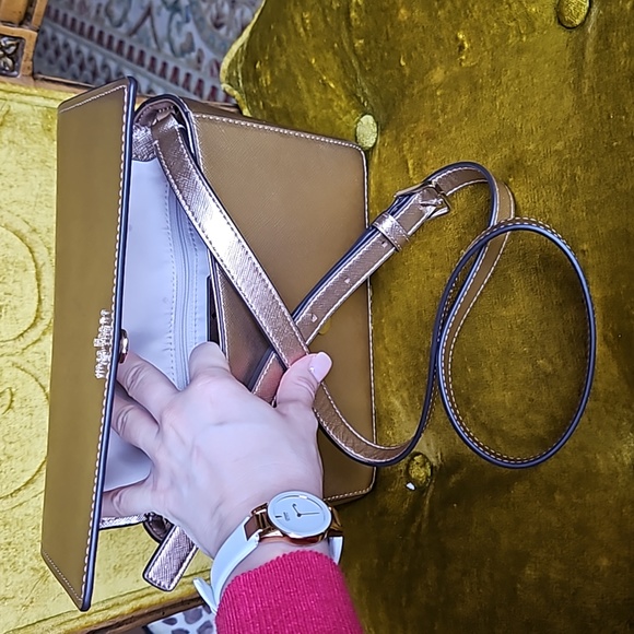 Kate Spade Cove Street Convertible Crossbody Bag Handbag Rose Gold Metal… - Picture 11 of 12